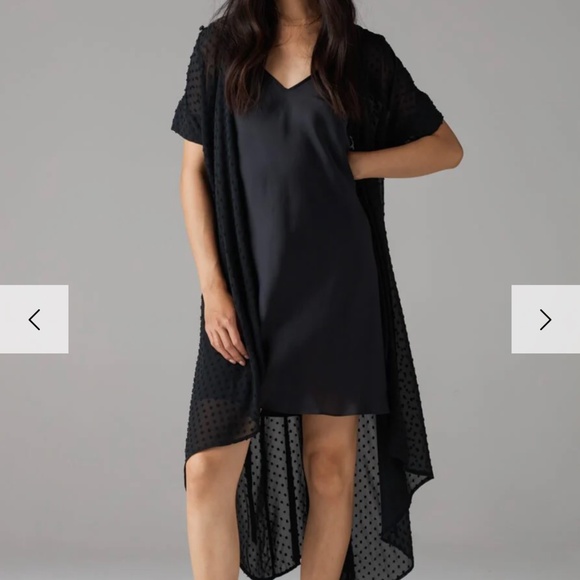 Vetta The Convertible Wrap Dot Dress Black Size M - Picture 3 of 16